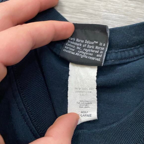 VINTAGE DARKHORSE DELUXE COMICS BLACK T-SHIRT XL 00S - Picture 5 of 6